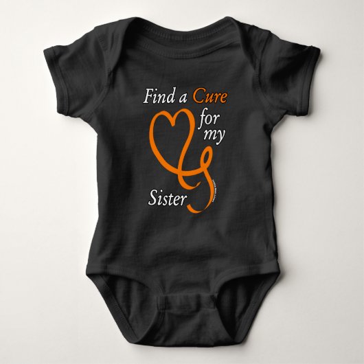 Een geneesmiddel vinden/Hart/Zus...RSD/CRPS Romper (Voorkant)