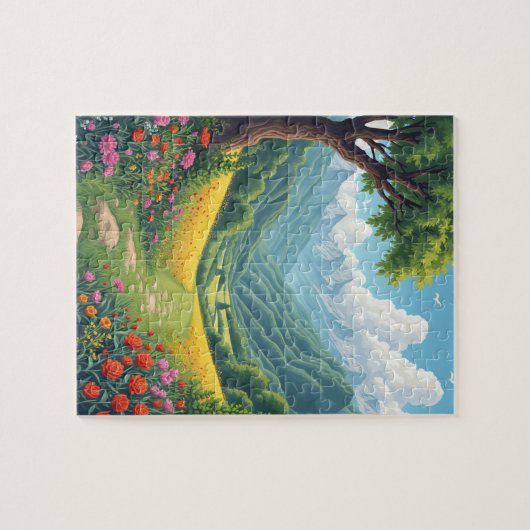 Een genezend bos legpuzzel (Horizontaal)