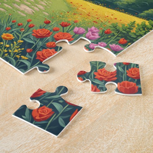 Een genezend bos legpuzzel (Zijkant)