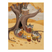 Een genezer van oude boeken perfect poster (Voorkant)