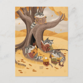 Een genezer van oude boeken van Alexandra Dikaia Briefkaart