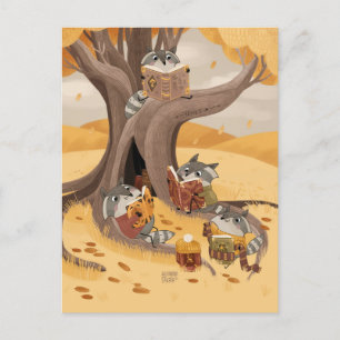 Een genezer van oude boeken van Alexandra Dikaia Briefkaart