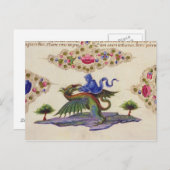 Een Genie en een Winged Monster Briefkaart (Voorkant / Achterkant)