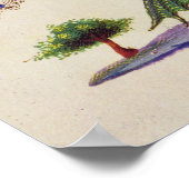 Een Genie en een Winged Monster Poster (Hoek)