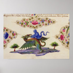 Een Genie en een Winged Monster Poster