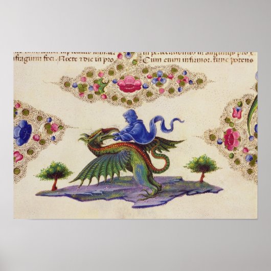 Een Genie en een Winged Monster Poster (Voorkant)