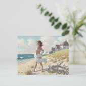 Een Gentle Breeze Briefkaart (Staand voorkant)