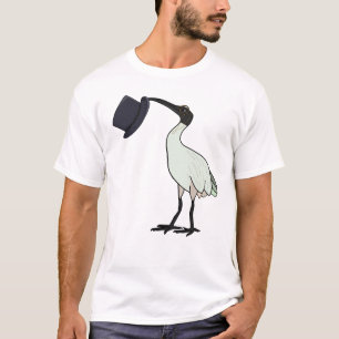 Een gentleman-achtige Vintage Vuilnisbak Kip T-shirt