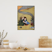 Een geobserveerde ketel kook nooit  poster (Keuken)