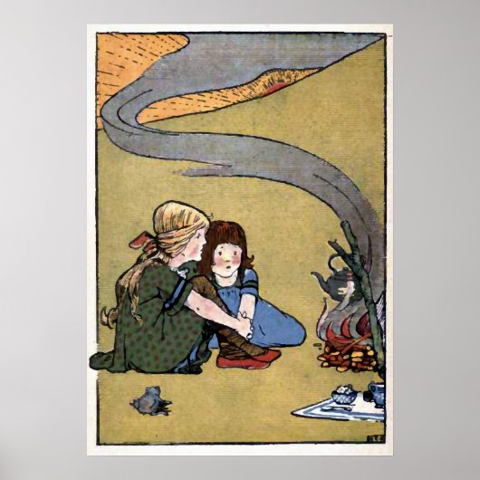 Een geobserveerde ketel kook nooit  poster (Voorkant)