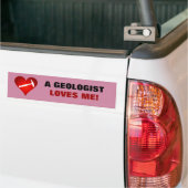 Een geoloog houdt van me bumpersticker (Op Truck)