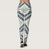 een geometrisch patroon leggings (Achterkant)