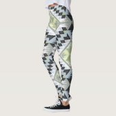 een geometrisch patroon leggings (Links)