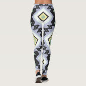 een geometrisch patroon leggings (Achterkant)