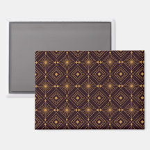 Een geometrisch patroon met gouden diamantvormen