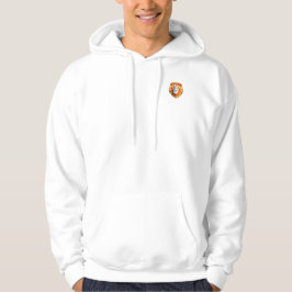 Een geometrische leeuw trui hoodie