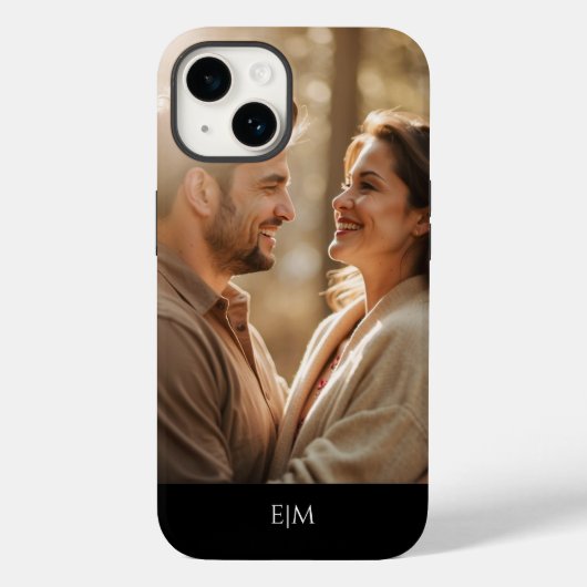 EÉN GEPERSONALISEERD FOTOMONOGRAM Case-Mate iPhone CASE (Achterkant)