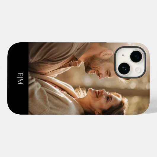 EÉN GEPERSONALISEERD FOTOMONOGRAM Case-Mate iPhone CASE (Achterkant (horizontaal))