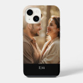 EÉN GEPERSONALISEERD FOTOMONOGRAM iPhone HOESJE (Achterkant)