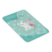 EEN GEPERSONALISEERD GEBOORTEANNOUNCEMENT FOTO MAG MAGNEET (Rechterzijde)