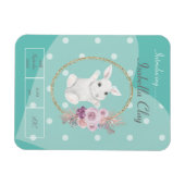 EEN GEPERSONALISEERD GEBOORTEANNOUNCEMENT FOTO MAG MAGNEET (Horizontaal)