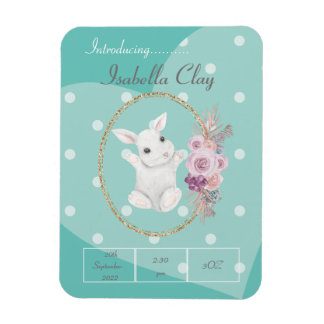 EEN GEPERSONALISEERD GEBOORTEANNOUNCEMENT FOTO MAG MAGNEET