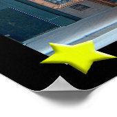 Een gepersonaliseerd Poster filmselectiekader (45  (Hoek)