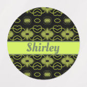 Een gepersonaliseerd strijkijzer op kleding Logo Labels (Design 2)