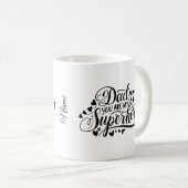 Een gepersonaliseerde Jij bent mijn Hero Pap Mok (Voorkant rechts)