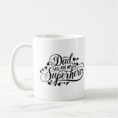 Een gepersonaliseerde Jij bent mijn Hero Pap Mok (Links)