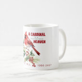 Een gepersonaliseerde kardinaal is een bezoeker ui koffiemok (Voorkant rechts)