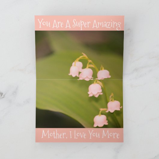 Een gepersonaliseerde Moederdag Kaart (Binnen)