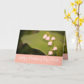 Een gepersonaliseerde Moederdag Kaart (Gele Bloem)