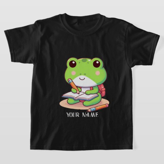 Een gepersonaliseerde terug naar school schattig k t-shirt (Laagn)