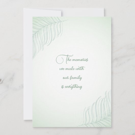 Een gepersonaliseerde Uitnodiging van de Reunion v (Achterkant)