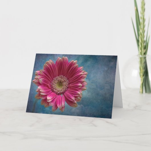 Een Gerbera bloemenkaart Kaart (Voorkant)