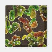 Een Germafobe's Nightmare City van Germs Magneet (Voorkant)