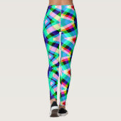 Een geruit patroon "Ratti_Creative_Arts" Leggings (Achterkant)