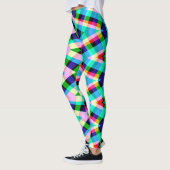 Een geruit patroon "Ratti_Creative_Arts" Leggings (Links)