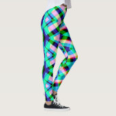 Een geruit patroon "Ratti_Creative_Arts" Leggings (Rechts)