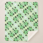 Een geruite en bloemige deken (Voorkant)