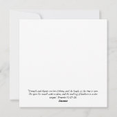 Een geschenk van God – Moederdag Kaart (Achterkant)