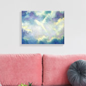 Een geschenk van Heaven Angel Art Print op doek (Insitu (Woonkamer))