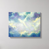Een geschenk van Heaven Angel Art Print op doek (Voorkant)