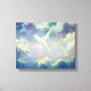 Een geschenk van Heaven Angel Art Print op doek