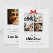 Een geschenk van liefde feestdagenkaart (Voorkant / Achterkant)