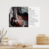 Een geschenk van Song Poster (Keuken)