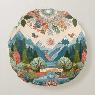 Een geschenk vol oprechtheid, Pillow Rond Kussen