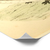 Een geschiedenis van Britse vogels 1863 ALPINE SWI Poster (Hoek)