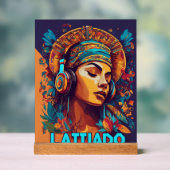 "Een geschiedenis van het huis" Acryl Bord (Neutraal)